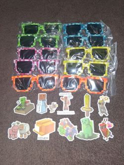 Minecraft Party Favors