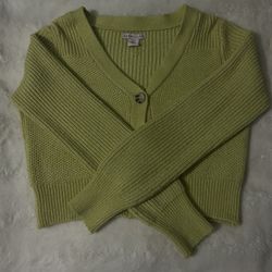 Green Cardigan 