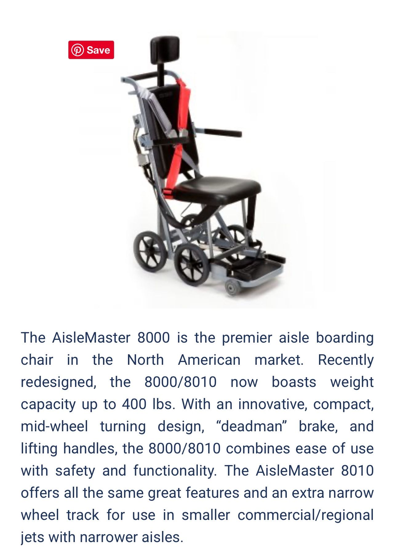 AISLEMASTER Wheelchair