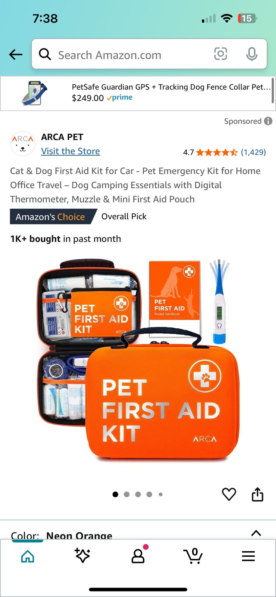 Brand New Pet First Aid Kit