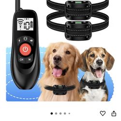 VIVIDVISTA Wireless Dog Fence 2-in-1 System - Adjustable Electric Pet Containment up to 1640Ft, Waterproof & Rechargeable Collar with 3 Training Modes