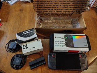 Steam Deck OLED 1TB Limited Edition Translucent Orange/Black - Near Mint w/Dock.