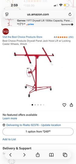 Drywall hoist