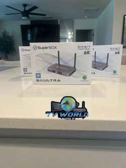 SuperBOX Super box S6 Models Max, Pro, Ultra, Supreme & Vsee Models V3 Plus V5 Pro Vsee Elite ultra 8 wholesale available