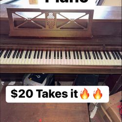 Nice Piano Must Sell Today We Are Moving