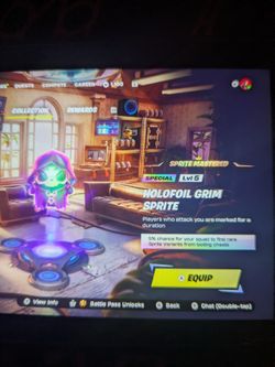 Holofoil grim fortnite sprite lvl5