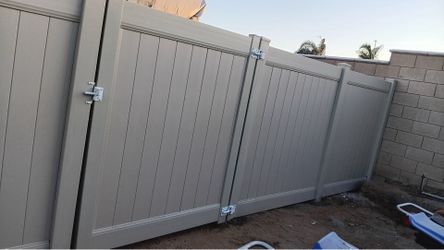 6’ x 8’ Vinyl Privacy Fence Panel – Premium PVC Fence