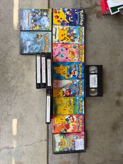 Pokemon VHS tapes