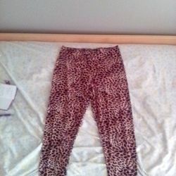 Leopard Or Cheetah Print Leggings New XL