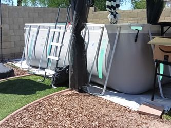 Intex Above Ground Frame Pool with Ladder