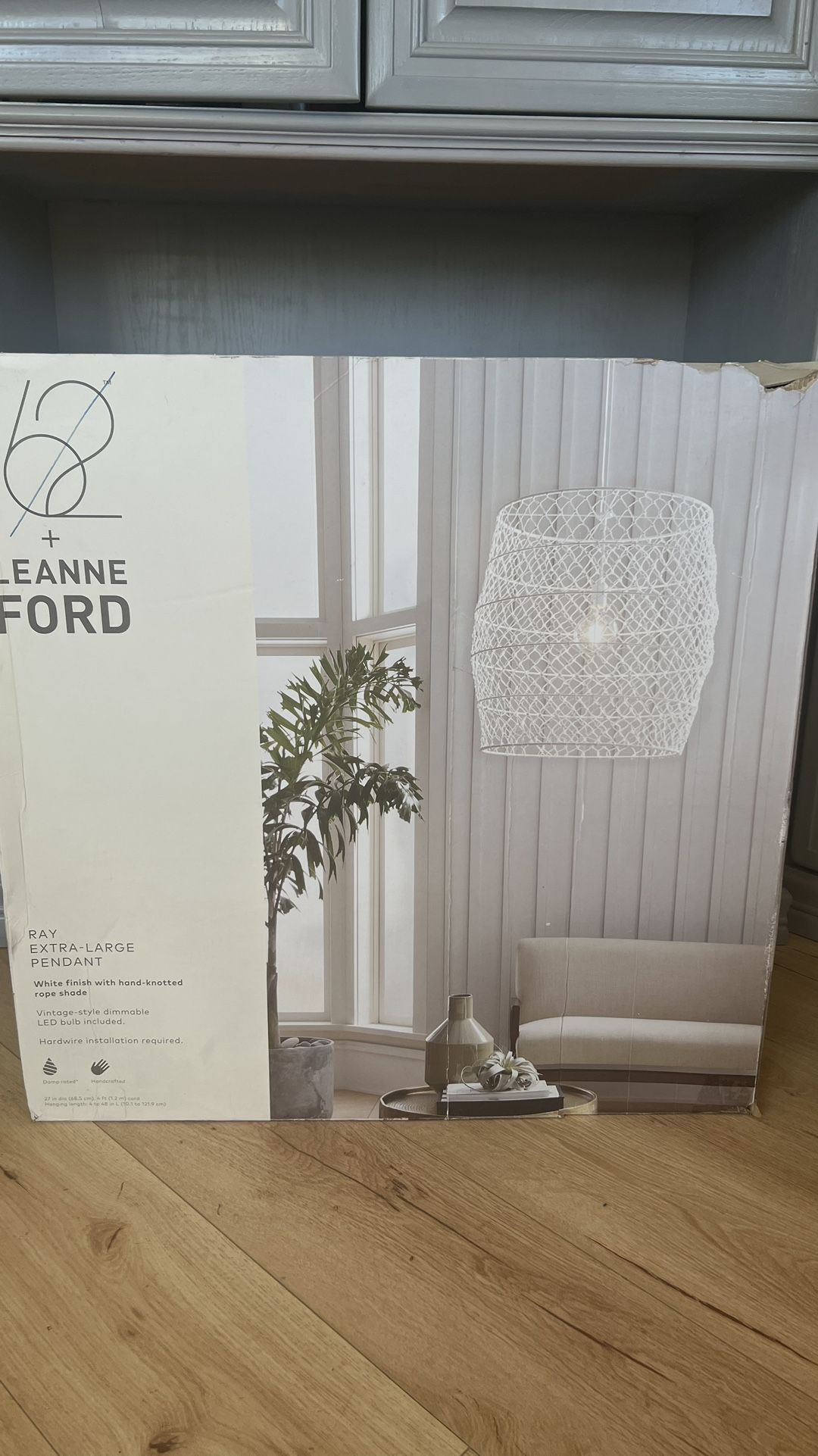 Project 62 + Leanne ford Rope Net Pendant lamp
