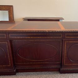 Real Hardwood Antique Desk 