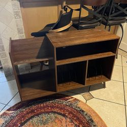 Record Player Turntable Stand Vinyl Record Storage