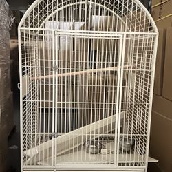 XXLarge Strong Dome Top Parrot Bird Rolling Cage 