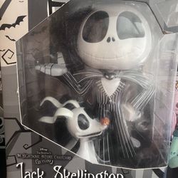 Funko 33551 Super Deluxe: Nightmare Before Christmas - Jack Skellington with Zero Collectible 