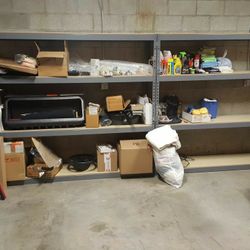 Garage Shelving 96 in W x 24 in D Boltless Warehouse Steel Storage Racks - Delivery & Assembly Available 