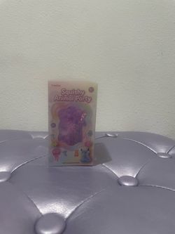 Purple Glitter Squishy Animal Party – Fidget Toy