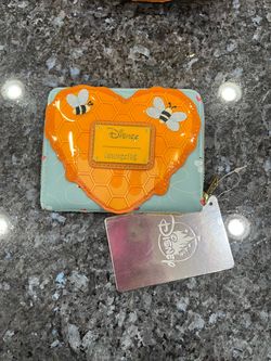 Loungefly Disney Winnie the Pooh Honey Heart Honey Wallet.  Brand  New with tag.  Smoke free home
