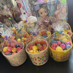 Easter Baskets And Cascarones 