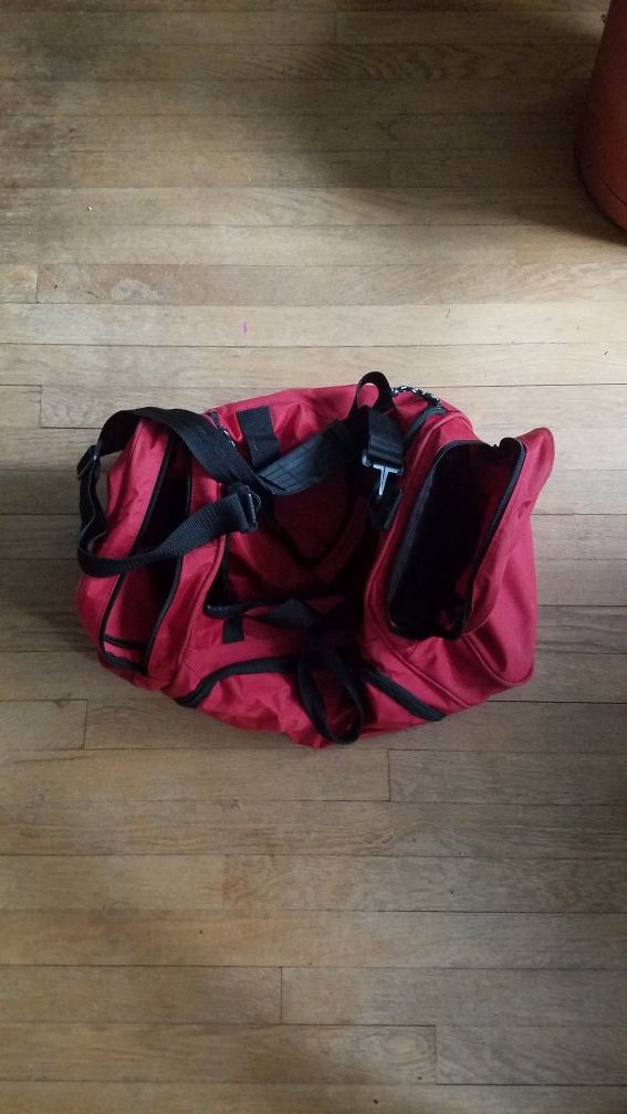 Small Red Duffle Bag