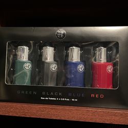 Men’s Fragrance Set By Alfa Romeo 4 Pieces 