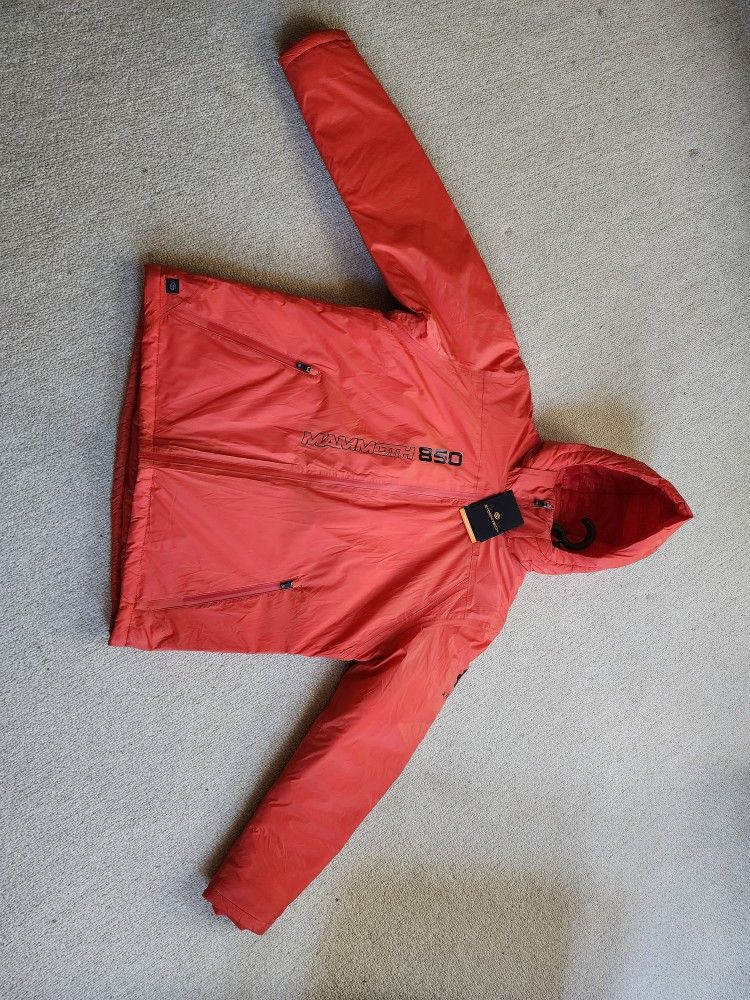 Stormtech X1 Orange Winter Jacket Waterproof Sealed Seams XL