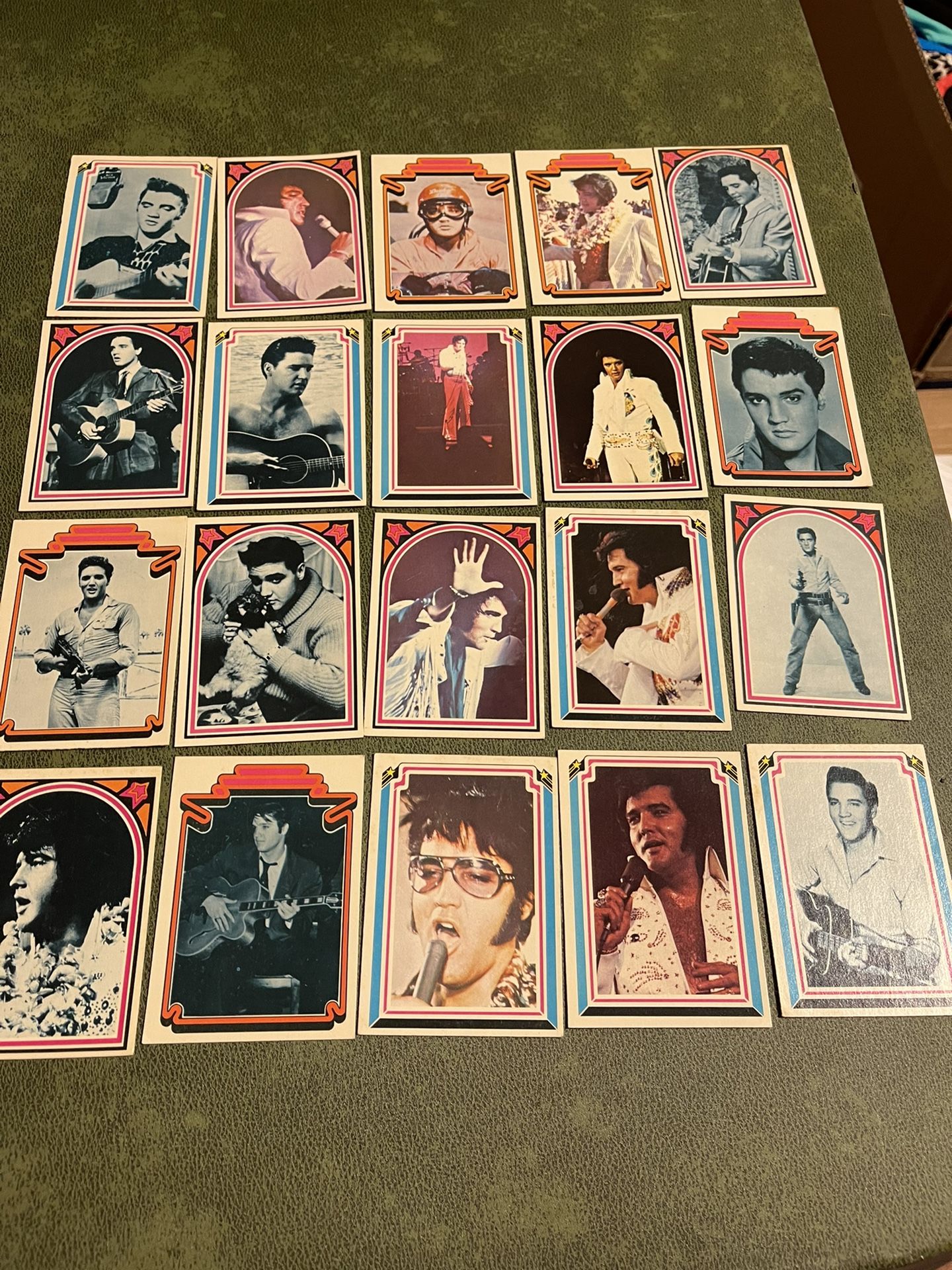 Lot of 20 Elvis Presley boxcar trading cards 1978 #8