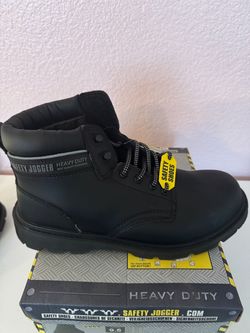 Safety Jogger Black Safety Boots US size 8 & 9.5