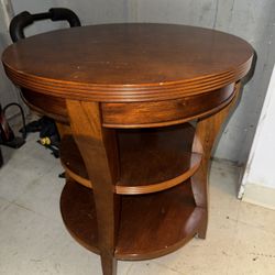 Wooden End Table 