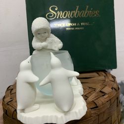 Snowbabies “Once Upon A Time” Votive Holder Nineteen Ninety Six To Two Thousand