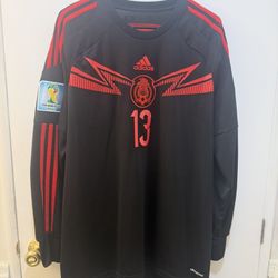 Mexico 2014 World Cup Goalkeeper Rare Jersey Size Large