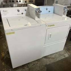 Whirlpool Washer And Gas Dryer 27” Coin Operating 