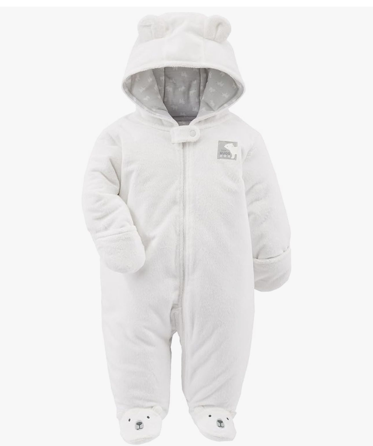 Simple Joys Kid's Pram Ivory Bear Outerwear