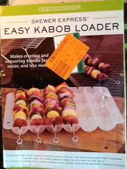 Easy kabob loaders