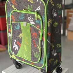 Boy Dinosaur Luggage (Spinner 4 Wheels) 