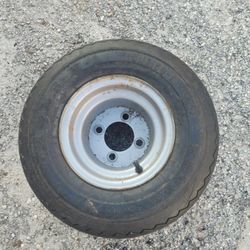 ((READ AD))((ONE 18X8.5X8 REAR zeroturn 4lug Wheel)) Zeroturn 
