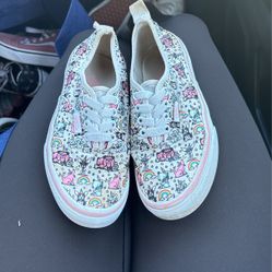 Size 1.5 Girls Vans 