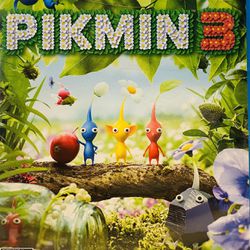 Pikmin 3 (Nintendo Wii U, 2013) Complete Authentic Tested 