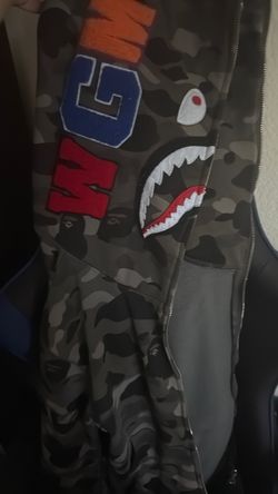 BAPE Shark Full-Zip Camo Hoodie