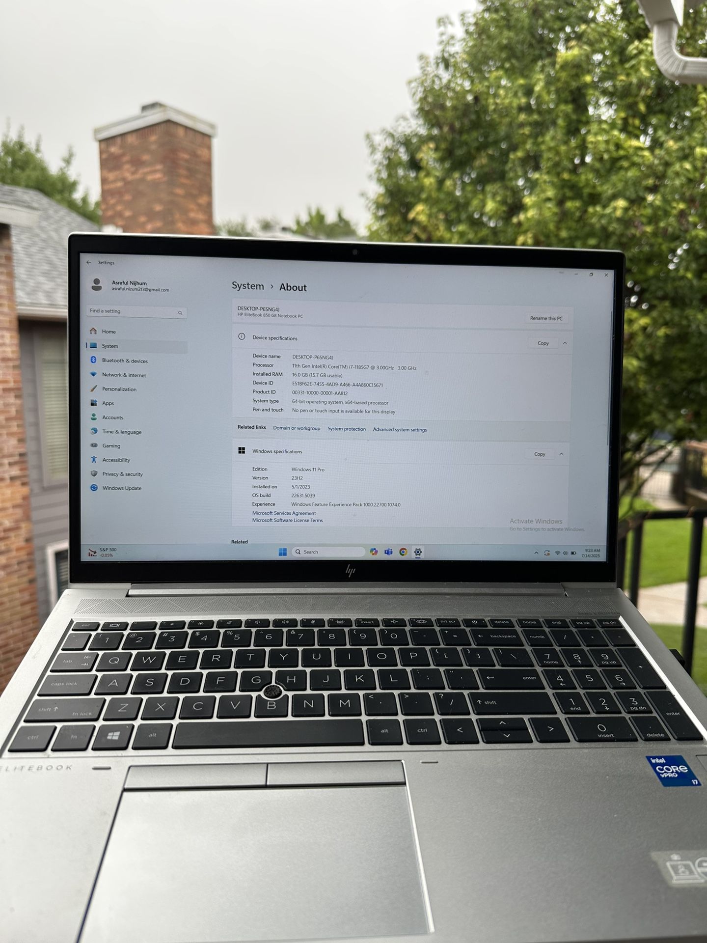 HP EliteBook 850 G8 - i7 / h16GB RAM / 512GB SSD