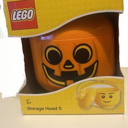 Pumpkin LEGO Head Halloween