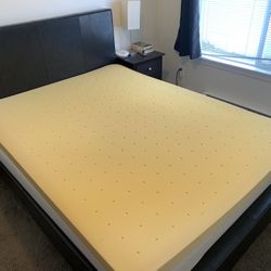 Free 3 inch foam topper for queen sized mattress