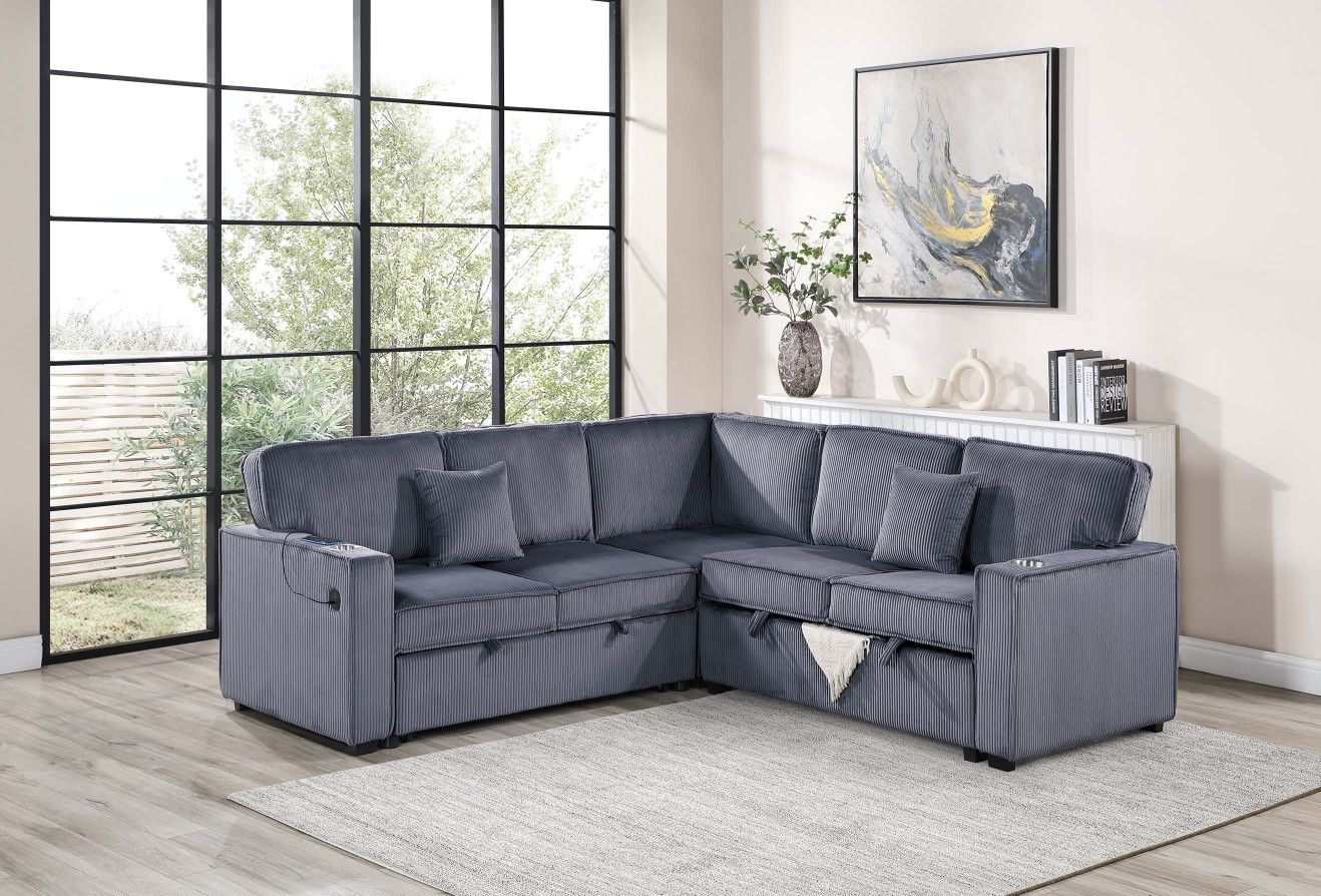 Sectional Sleeper With Storage 