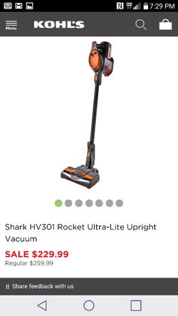 Rocket shark swivel vaccuum