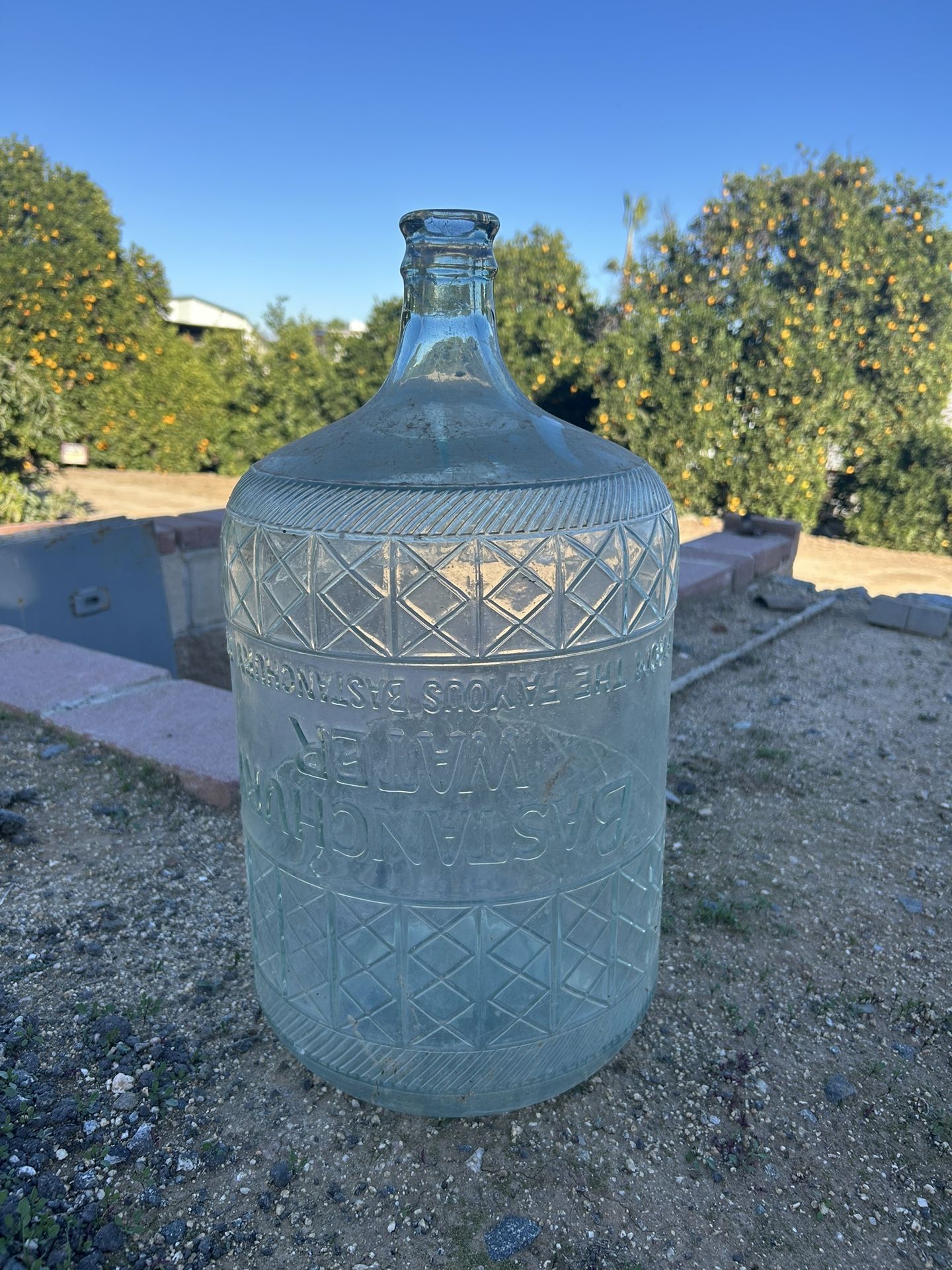 5 Gallon Bastanchury Water Glass Bottle