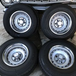 15” Rally Wheels Chevy Gmc 5x5 Obs C10 Suburban Projects 15x8