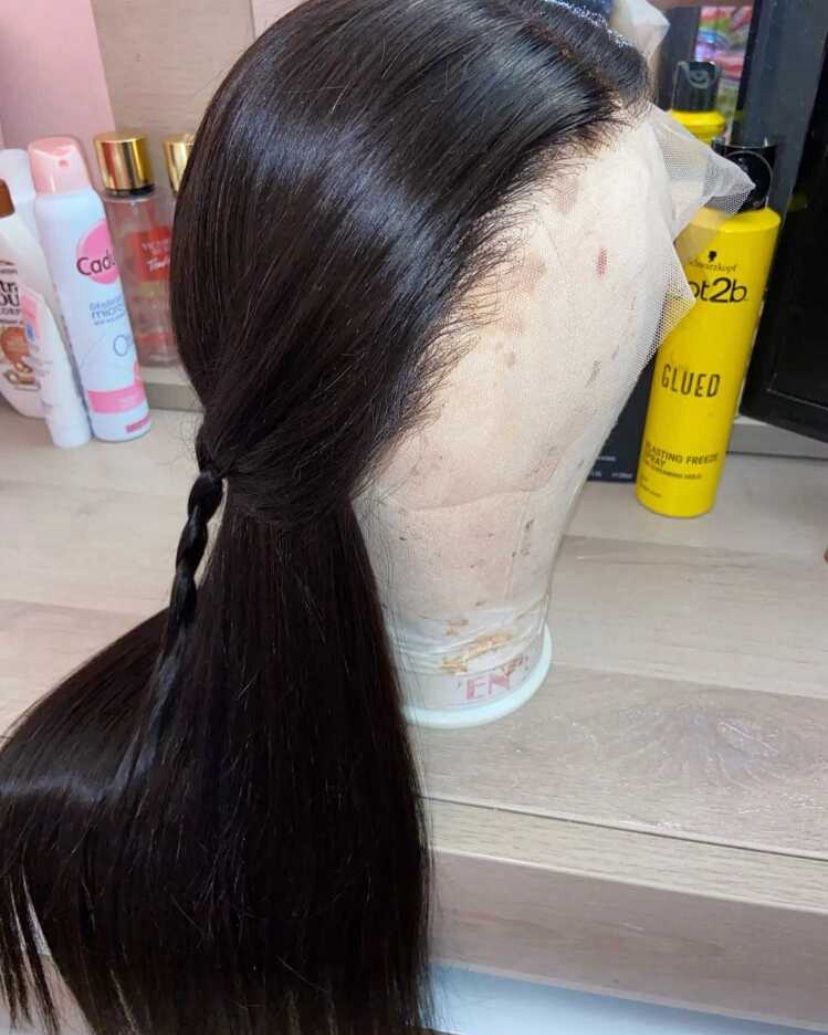 24 Inch Human Hair Wig