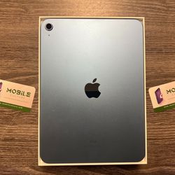 New WiFi Blue iPad 10th Gen 64gb
