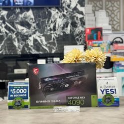 6573906 MSI Nvidia RTX 4090 gaming slim 24G 4.0 graphics card