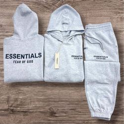 Grey Essentials Fear Of God Unisex Sets